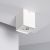 Vierkante plafondspot wit gu10 led lamp verstelbaar