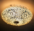 Grote plafondlamp mozaiek e27 fitting rond led lamp 250mm