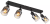 Plafondlamp smokeglas e14 fitting verstelbaar hubertus globo lighting 54308-4 9007371455010