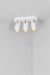 mimi plafondspot wit met 3 gu10 fittingen verstelbaar nordlux deens design