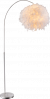 Staande Booglamp chrome modern led lamp textiel