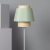 Staande lamp 'Chila' modern e27 fitting stoffen kappen design 145cm