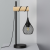Tafellamp zwart 'Mona' modern E14 fitting led lamp 500mm
