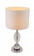 Tafellamp chrome modern E14 fitting