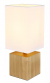 valentino tafellamp bruin wit houten voet e27 fitting design globo lighting valentino 