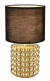 Tafellamp gouden voet stoffen kap e27 fitting valentino globo lighting 21626 9007371432295 