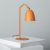 Tafellamp modern 'Arco' design oranje tafellamp e27 fitting 430mm