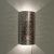 Wandlamp filigrain metaal zilver 'Koen' 2x E14 fitting metaal 400mm