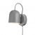 Kleine grijze leeslamp voor slaapkamer of naast de bank met ingebouwde USB poort
