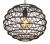 Zwarte hanglamp e27 fitting globo lighting Senni 15689H1 9007371448081 