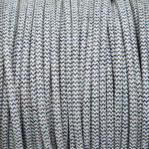 Denim & linnen rond gevlochten strijkijzersnoer