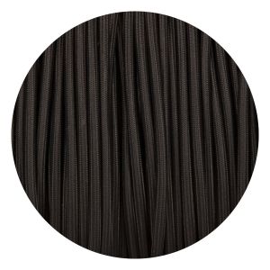 3 aderige kabel strijkijzersnoer zwart modern stoffen snoer