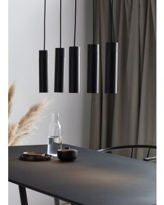 Nordlux tilo hanglamp modern gu10 hout zwart