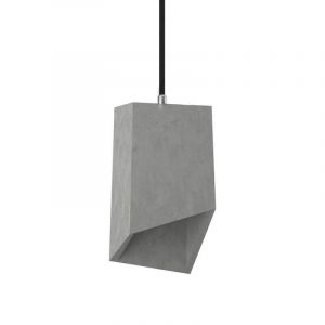 Beton hanglamp design zilver e27 fitting cement