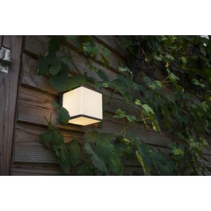 Moderne vierkante wandlamp met LED lichtbron helder wit Lutec 5105002125