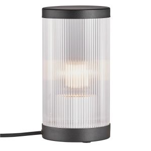 Kleine tafellamp zwart nordlux designverlichting geschikt voor buiten 