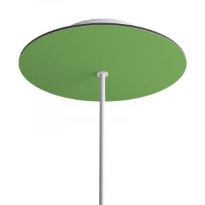 Groene minimalistische plafondkap 200mm 1 uitgang 
