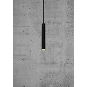 Zwarte LED hanglamp Nordlux Omari met ingebouwde LED