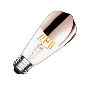 Led lamp warm licht koper reflector