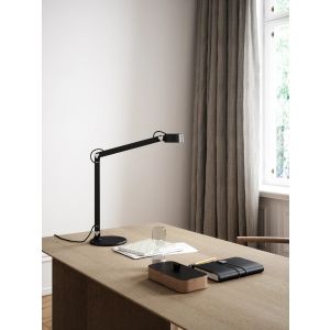 Bureaulamp zwart Nobu Design tafel of wandlamp ingebouwde LED