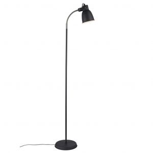 Staande lamp verstelbaar Nordlux E27 fitting zwart vloerlamp modern 151cm 