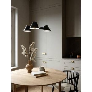 Hanglamp zwart e27 fitting metaal rond Nordlux Stay rond 600mm