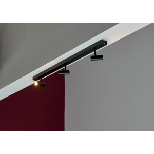 Zwarte Nordlux plafondlamp met 3 LED lichtbronnen en moodmaker designverlichting 