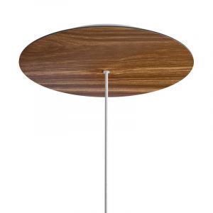 XXL plafondkap 400mm 1 uitgang houtkleur minimalistisch 