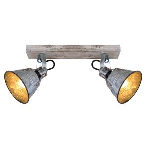 Plafondlamp modern e27 fitting hout