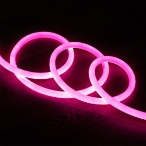 Flexibele roze  neon led strip 12m / 12 meter (Roze)