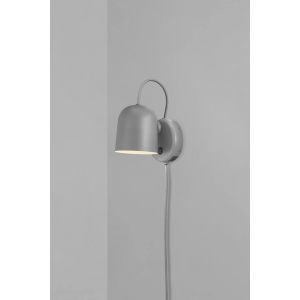 Moderne grijze wandlamp met schakelaar en usb Nordlux Angle