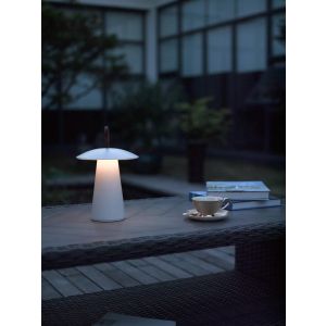 oplaadbare tafellamp aluminium Nordlux 2118245001 moodmaker dimbaar design LED lichtbron Ara to go