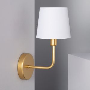 Wandlamp goud e14 fitting voor naast bed