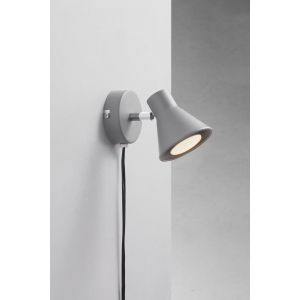 Moderne grijze wandlamp met GU10 fitting Nordlux. 5701581369580