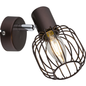 Wandlamp kooilamp industrieel E14 fitting
