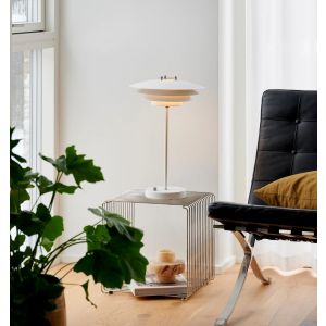 Witte tafellamp met schakelaar nordlux scandinavisch design 