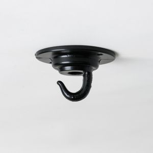 Laag profiel plafond haak zwart ijzer 65mm 10 KG op FOIR.nl