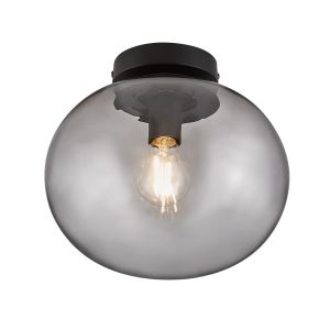 plafondlampje modern glas smokeglas e27 fitting 2010506047 5704924001079 2100556