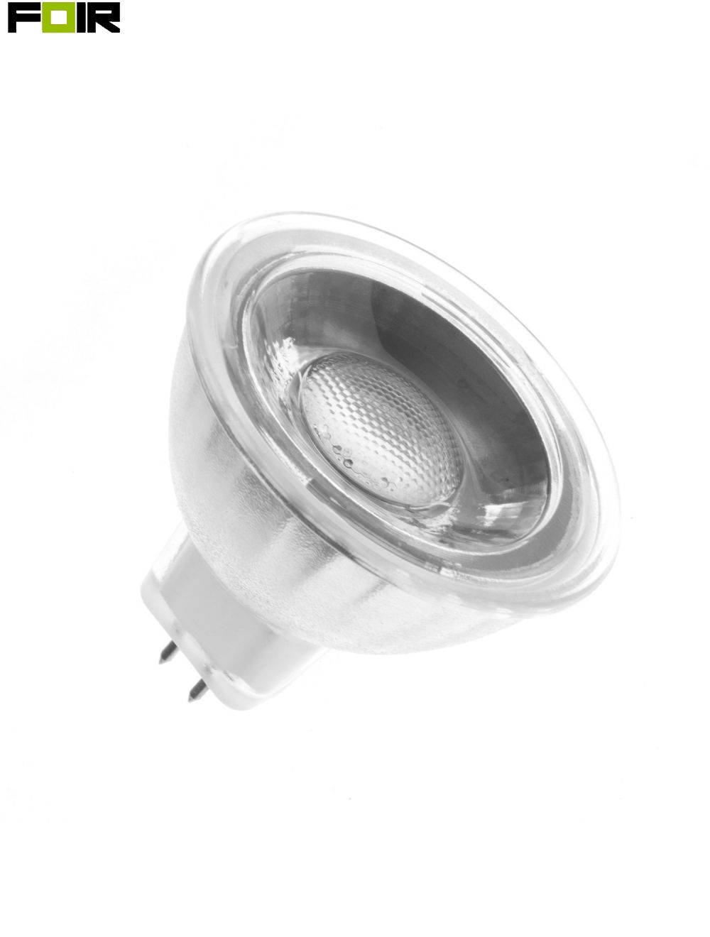 ontsmettingsmiddel financiën web Glazen GU5.3 MR16 45º 5W COB LED lamp (220V) Warm wit 3