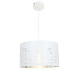 Hanglamp metaal wit modern led lamp