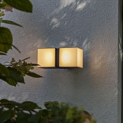 lutec cuba wandlamp led verstelbaar modern gevelverlichting 