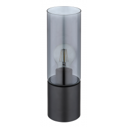 Tafellamp smokeglas zwart e27 fitting smokeglas annika globo lighting 21000TB 9007371436767 