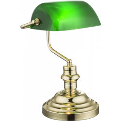 Tafellamp antiek banker lamp modern e14 fitting
