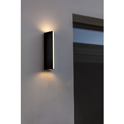Moderne design wandlamp donkergrijs met ingebouwde LED lichtbron Lutec 6939412014364 
