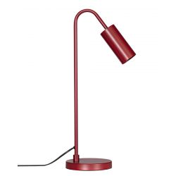 Donkerrode tafellamp met Gu10 fitting en schakelaar cozy By Rydens design minimalistisch 4002580-1002 7391741025821