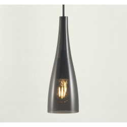 Hanglamp modern E27 fitting modern rookglas modern 