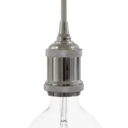 Fitting lamp zilver e27 modern rond design