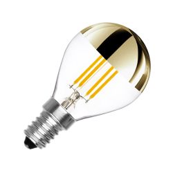 Gouden Led lamp E14 fitting reflector kleine fitting