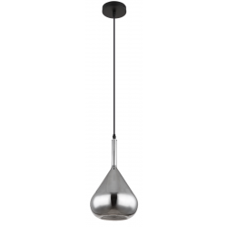 Hanglamp smokeglas e27 fitting globo lighting geeky modern 15542 9007371449354 
