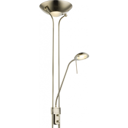 Klassieke leeslamp 'Leonas' vloerlamp led lamp 180cm 